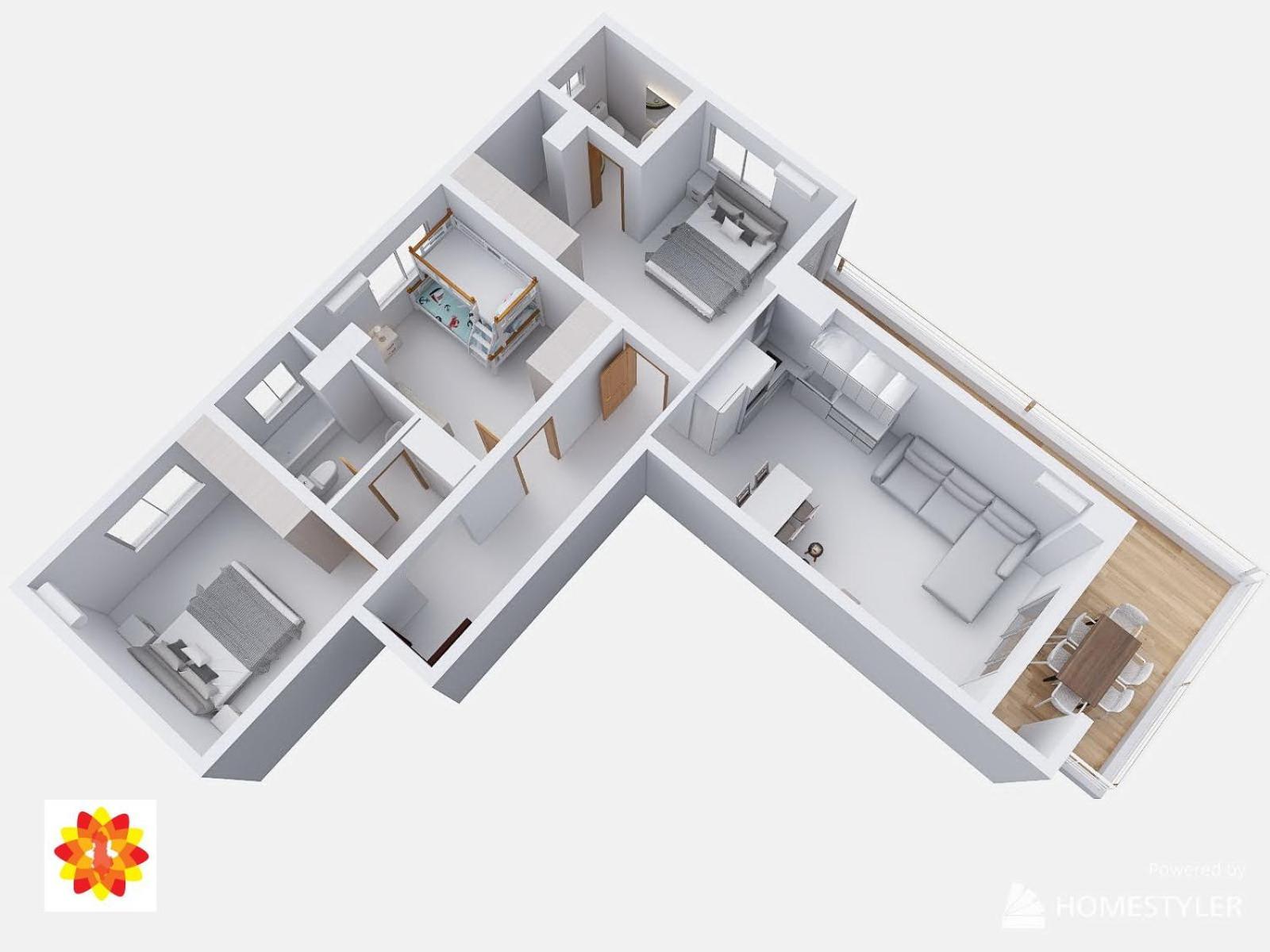 Colorful Sea View Apartment Sarande Ngoại thất bức ảnh